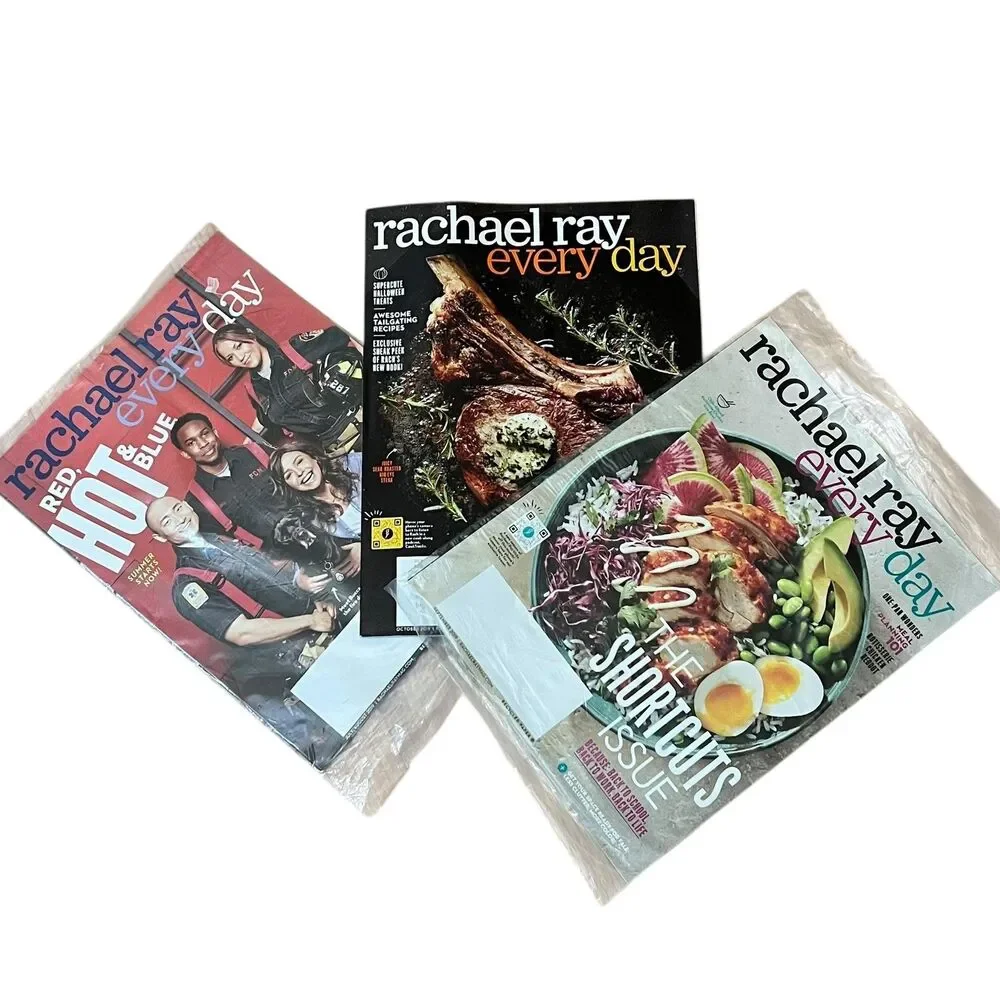 Rachael Ray Every Day Magazine Lot Of 10 Cooking Recipes Food Lifestyle Issues